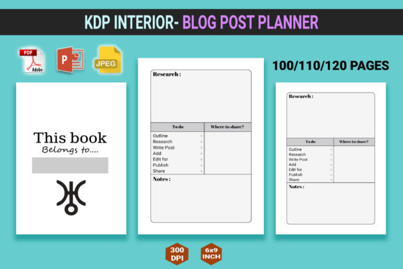 Blogpost Planner-3 - KDP Interior: A Comprehensive Guide for Self-Publishers