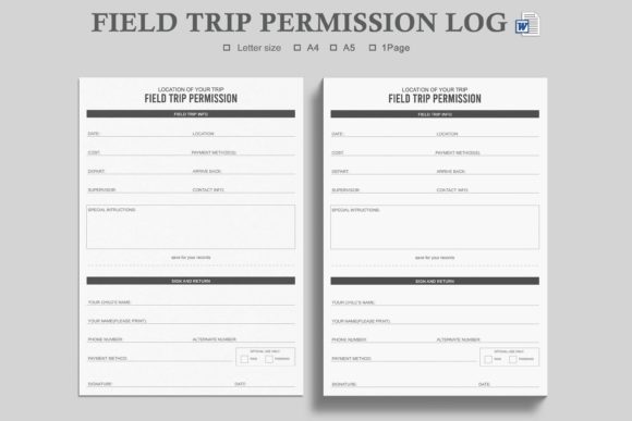 Daycare Field Trip and Permission Slip Essentials