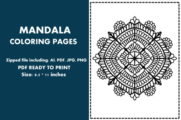 Discover the Tranquil Beauty of Coloring Pages Mandala - 41