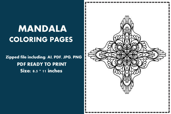 Discover the Tranquil World of Coloring Pages Mandala - 36