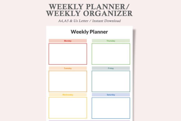 Effortless Planning with Kids Weekly Planner