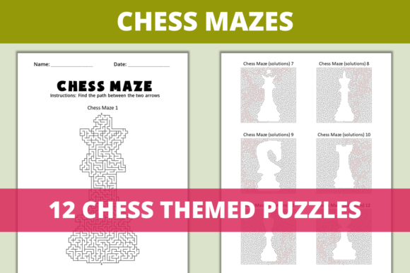 Engaging and Educational Chess Maze Worksheets for Classroom Use