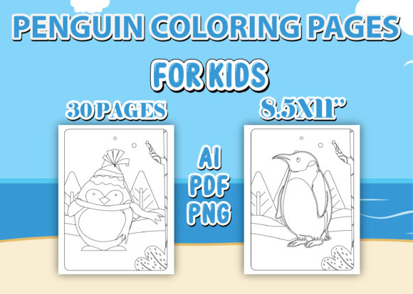 Exploring Penguin Coloring Pages for Kids: A Creative and Educational Resource