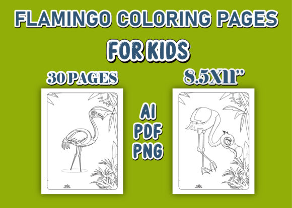 Flamingo Coloring Book for Kids: A Fun and Creative Resource
