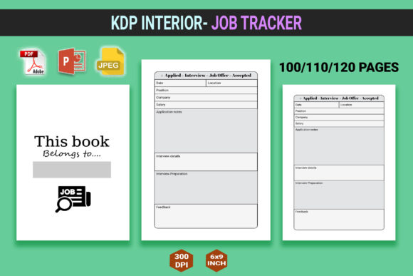 Job Tracker - KDP Interior: A Comprehensive Solution for Your Publishing Needs