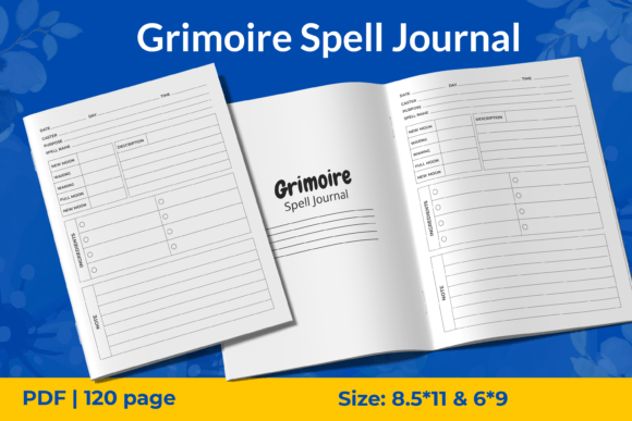 KDP Interiors Grimoire Spell Journal