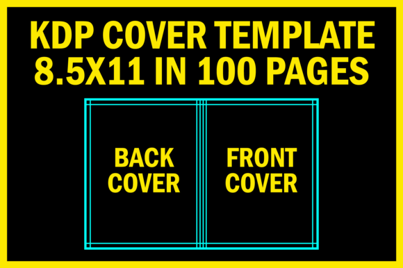 Mastering Your KDP Cover Design with the 8.5X11 in 100 Pages Template