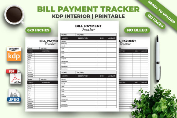 Maximizing Your KDP Publishing with the Bill Payment Tracker KDP Interior