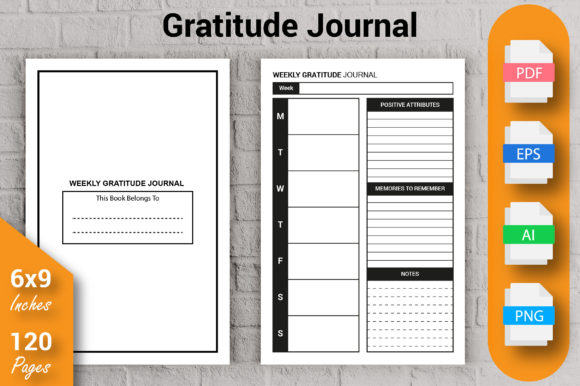 New Gratitude Journal KDP Interior: A Tool for Personal Growth and Reflection