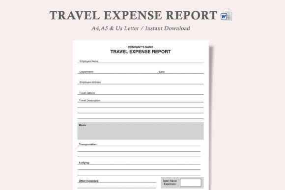 Travel Expense Report: Simplifying Business Travel Documentation