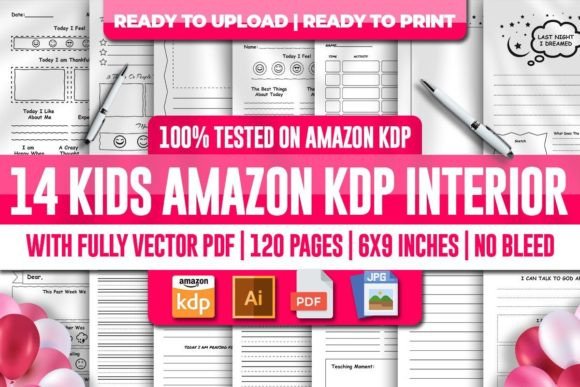 Unlocking Creativity with 14 Kids KDP Interiors: A Comprehensive Guide